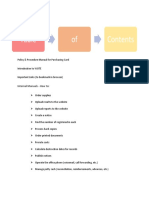 Internal Manuals - How To