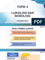 Topik 4 Psikologidansosiologi