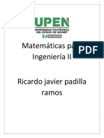 Matemáticas para Ingeniería II