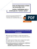 Ergonomia no Setor da Construção Civil pdf