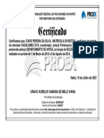 UFRN Certificado Extensão Vagalumes 2014