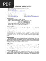 Structural Analysis (151A) : Mjaq@uci - Edu