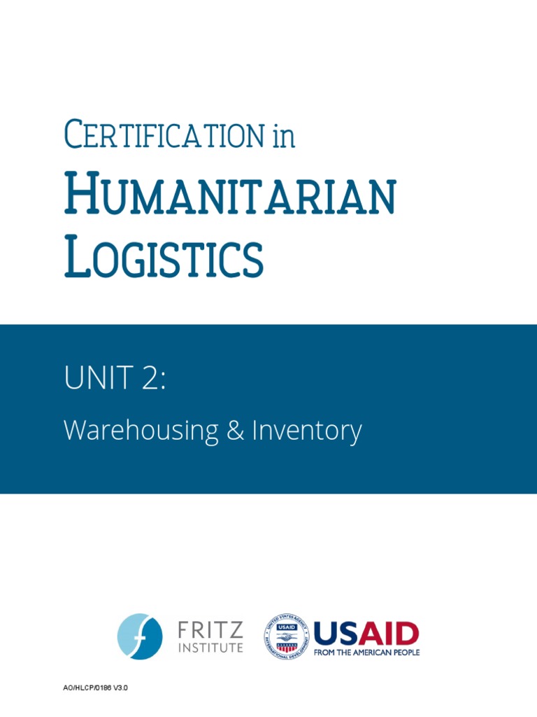 Unit 2 - Warehousing Inventory | PDF | Finance & Money Management ...