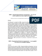 OBM aumenta produtividade em empresa alimentícia