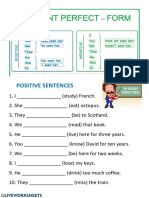 Learn French verbs with positive and negative sentences