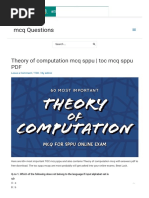 Theory of Computation MCQ