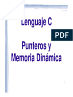 Lenguaje C MemoriaDinamicayPunteros