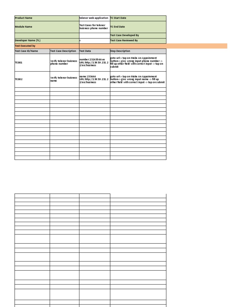 Test Case Format | PDF | Computer Engineering | Computer Science