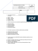 Cuestionario Manejo Camion Cisterna - Cym Contratista y Mineria Sac