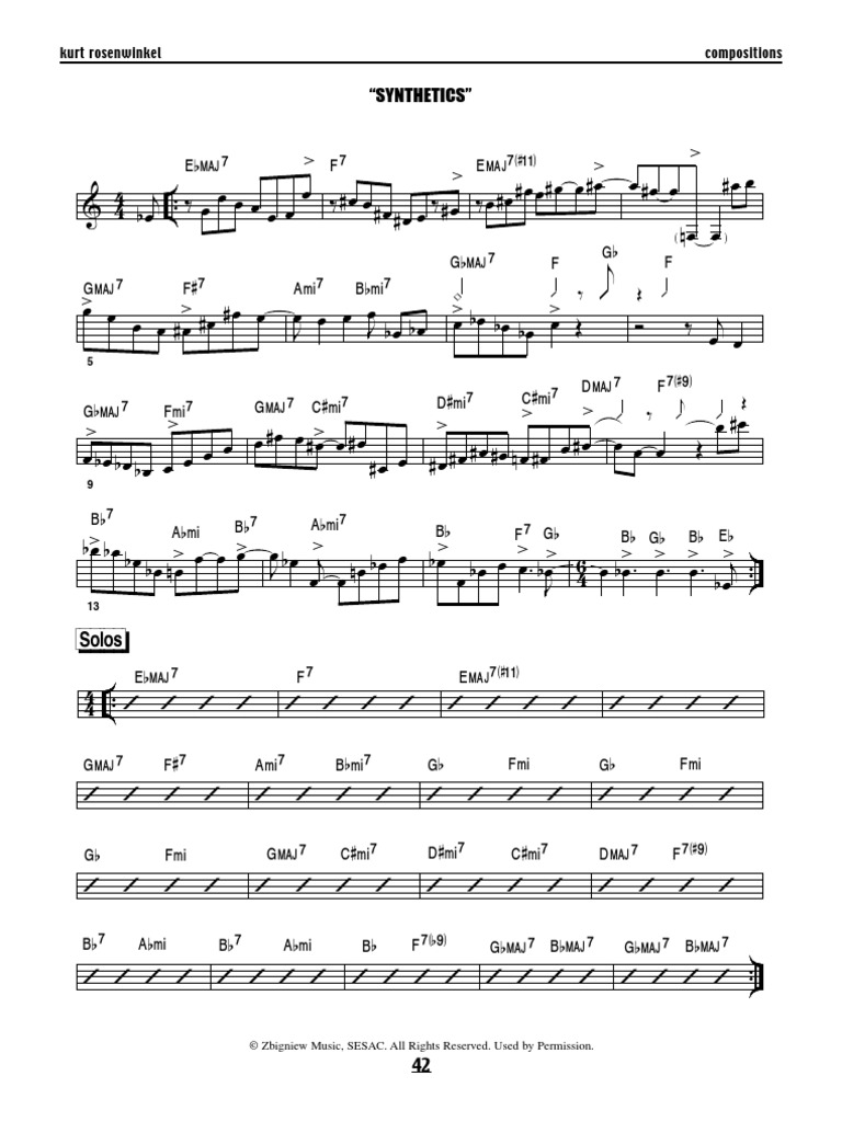 Kurt Rosenwinkel Compositions PDF