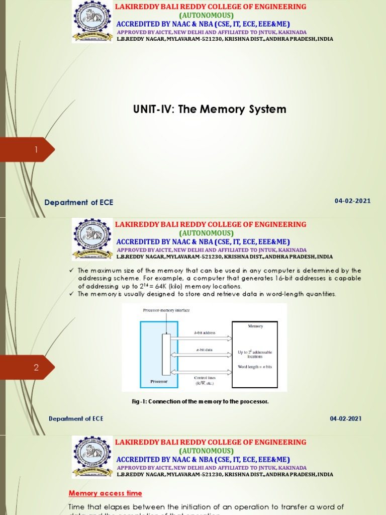 Understanding Computer Memory Systems | PDF