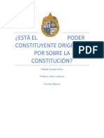 Ensayo Poder Constituyente Originario Vs Constituyente Derivativo