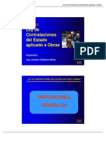 Curso Ley de Contrataciones Aplicado A Obras - Parte I - A Colores