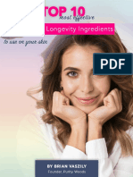 Top 10 Anti-Aging and Longevity Ingredients