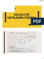 Calculo de Ventilacion Forzada