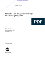 Preloaded Joint Analysis Methodology For Space Flight Systems