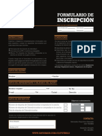 Formulario Inscripción y Términos y Condiciones Gatorade