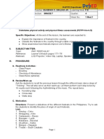 LE Sson Plan For Mapeh-7: Topic: Reference: Materials