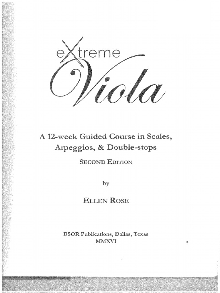 Extreme Scales ELLEN ROSE | PDF
