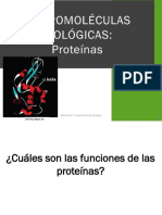 Macromoléculas Proteínas 2018-1