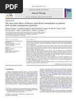 Download The short-term effects of thoracic spine thrust manipulation on patients with shoulder impingement syndrome by Roberto Alves SN51609595 doc pdf