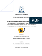 Estrategias de Afrontamiento Ante Crisis Emocional en Operadores Voluntarios Ocasionada Por La Teleasistencia Psicológica Durante La Emergencia Sanitaria