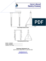 Gantry Crane Manual