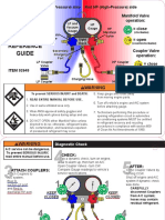 Pittsburgh (Harbor Freight) 92649 A-C Manifold Gauge Set Quick Reference