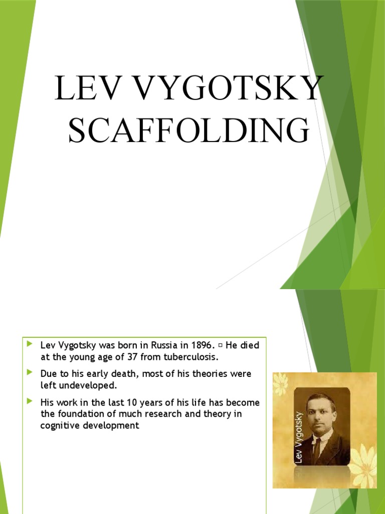 LEV VYGOTSKY SCAFFOLDING r4 PDF Educational Psychology Teaching