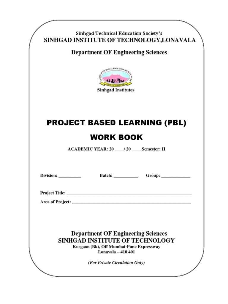 PBL Workbook for Engineering Students | PDF | Academic Discipline ...