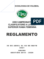 Reglamento Clasif, Liga Superior Femenino