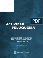 Protocolo de Bioseguridad Peluquerias