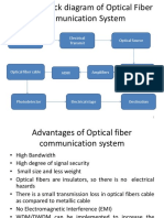 Optical Fiber Communication System Block Diagram