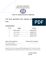 Agricultural Data Collection System