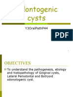 Odontogenic Cysts Pathogenesis and Histopathology