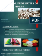 Essential Properties of Textile Fibres: Suggested By: Mr. Amit Shukla