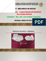 6 Decima Semana Caracterizacion Mecanica de La Masa Rocosoa