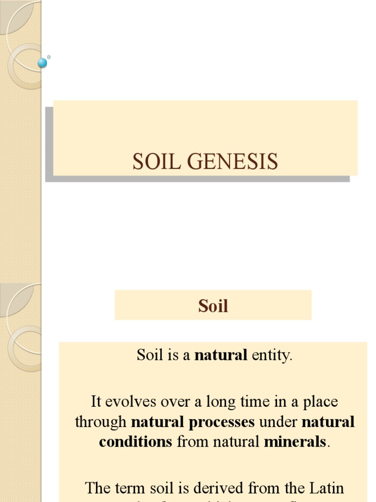 SOIL GENESIS DEFINITION visual data 8