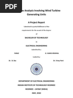 Download Loadflow analysis of Wind Turbine Generating Systems - Project Report by Faraz Khan SN51610649 doc pdf