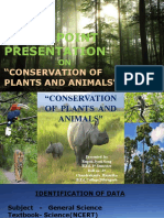 Conservation of Plants and Animals1