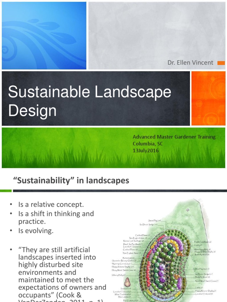 Sustainable Landscape Design Pdf Biodiversity Ecosystem