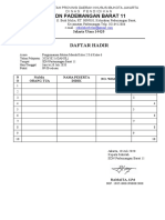 Daftar Hadir Mutasi Masuk