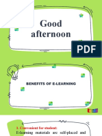 Benefits of E-Learning