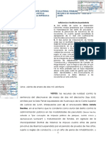 R.N. 1453-2019 - Junin - Malversacion de Fondos - Peculado - No Se Acredito La Afectacion de Servicio en El Delito de Malversacion de Fondos