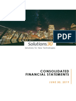 Consolidated Financial Statements HY 2019 - Solutions 30