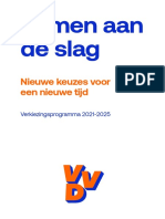 Verkiezingsprogramma VVD 2021 2025