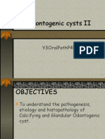 Odontogenic Cysts Ii: Y3Oralpathp45