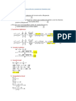 Solución Examen Matemática Farmacia