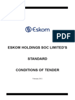 STD Conditions Tender Feb 2012