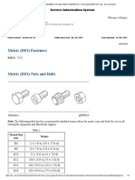 Torque Specification - CAT METRIC (ISO)